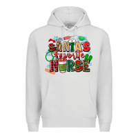 Dove Grey santas favorite nurse Premium Hoodie - Zillion Design Studio