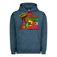 Pigment Midnight Navy juneteenth black king Urban Hoodie - texasbilliewilder