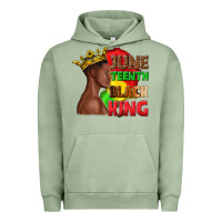 Pigment Oil Green juneteenth black king Urban Hoodie - texasbilliewilder