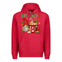Cardinal hot cocoa gnome Premium Hoodie - Zillion Design Studio