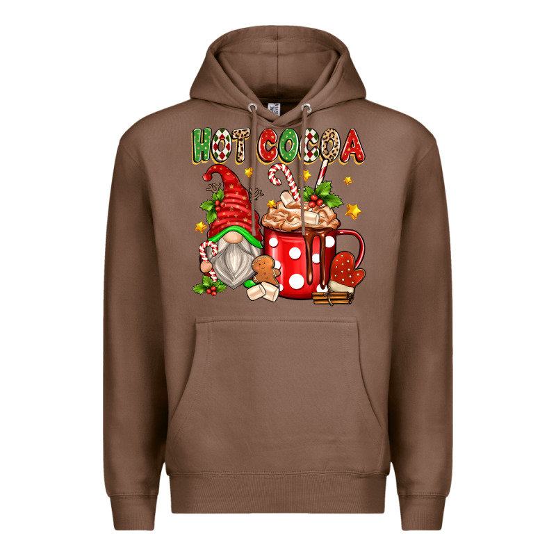 Hot Cocoa Gnome Premium Hoodie by Zillion Design Studio | Teevron