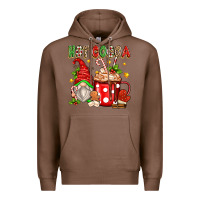 Chestnut hot cocoa gnome Premium Hoodie - Zillion Design Studio