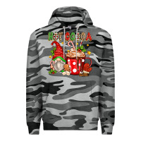 Slate Camo hot cocoa gnome Premium Hoodie - Zillion Design Studio