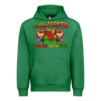 Emerald juneteenth free ish since 1865 Urban Hoodie - texasbilliewilder