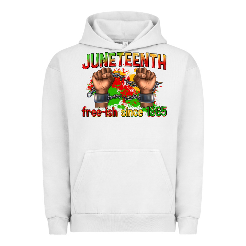 Juneteenth Free Ish Since 1865 Urban Hoodie by texasbilliewilder | Teevron