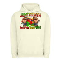 Pigment Pistachio juneteenth free ish since 1865 Urban Hoodie - texasbilliewilder