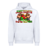 White juneteenth free ish since 1865 Urban Hoodie - texasbilliewilder