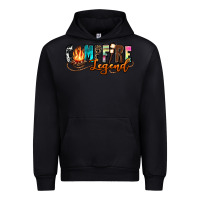 Foreset Green campfire legend Urban Hoodie - Zillion Design Studio