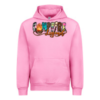 Fuchsia Pink campfire legend Urban Hoodie - Zillion Design Studio