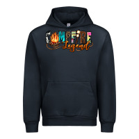 Navy campfire legend Urban Hoodie - Zillion Design Studio