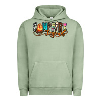 Pigment Oil Green campfire legend Urban Hoodie - Zillion Design Studio