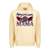 Pina Colada American mama with cowboy Premium Hoodie - texasbilliewilder