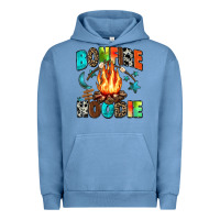 Pigment Pebble Blue bonfire Urban Hoodie - Zillion Design Studio