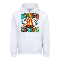 White bonfire Urban Hoodie - Zillion Design Studio