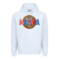 White American mama with lightning bolt Premium Hoodie - texasbilliewilder