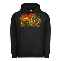 Pigment Black juneteenth heart Urban Hoodie - texasbilliewilder
