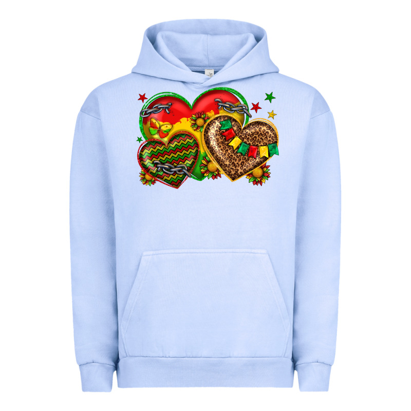 Juneteenth Heart Urban Hoodie by texasbilliewilder | Teevron
