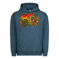 Pigment Midnight Navy juneteenth heart Urban Hoodie - texasbilliewilder