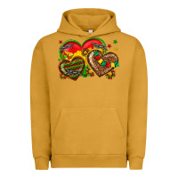 Pigment Peanut Butter juneteenth heart Urban Hoodie - texasbilliewilder