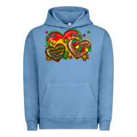 Pigment Pebble Blue juneteenth heart Urban Hoodie - texasbilliewilder