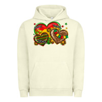 Pigment Pistachio juneteenth heart Urban Hoodie - texasbilliewilder