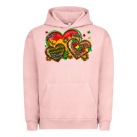 Pigment Salmon juneteenth heart Urban Hoodie - texasbilliewilder