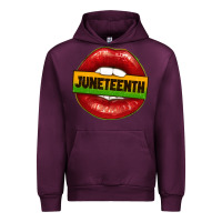 Mauve Wine juneteenth lips Urban Hoodie - texasbilliewilder