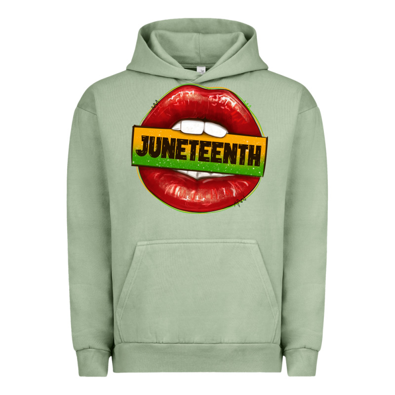 Juneteenth Lips Urban Hoodie by texasbilliewilder | Teevron
