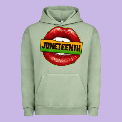 Urban Hoodie juneteenth lips