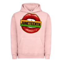 Pigment Salmon juneteenth lips Urban Hoodie - texasbilliewilder