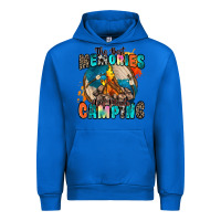 Cobalt the best memories are made camping Urban Hoodie - Zillion Design Studio