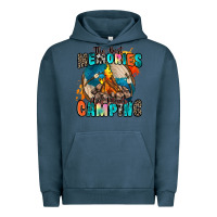 Pigment Midnight Navy the best memories are made camping Urban Hoodie - Zillion Design Studio
