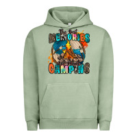 Pigment Oil Green the best memories are made camping Urban Hoodie - Zillion Design Studio