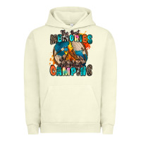 Pigment Pistachio the best memories are made camping Urban Hoodie - Zillion Design Studio