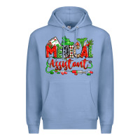 Colony Blue christmas medical assistant Premium Hoodie - Zillion Design Studio