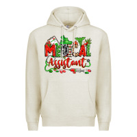 Oatmeal Heather christmas medical assistant Premium Hoodie - Zillion Design Studio