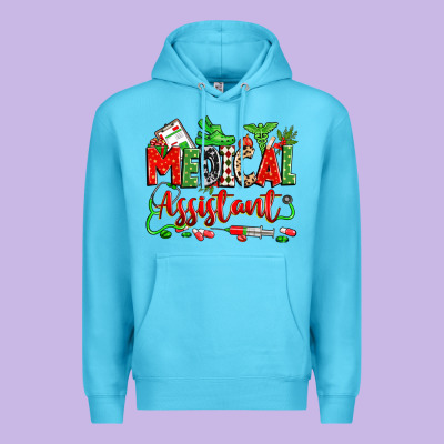 Christmas Medical Assistant Premium Hoodie Designed By Zillion Design Studio