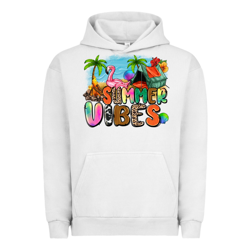 Summer Vibes Camp Urban Hoodie by Zillion Design Studio | Teevron