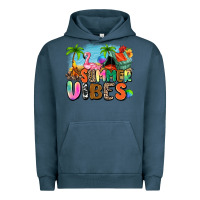 Pigment Midnight Navy summer vibes camp Urban Hoodie - Zillion Design Studio