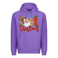 Purple love christmas Premium Hoodie - Zillion Design Studio