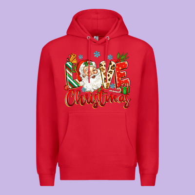 Love Christmas Premium Hoodie Designed By Zillion Design Studio