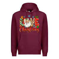 Burgundy love christmas Premium Hoodie - Zillion Design Studio