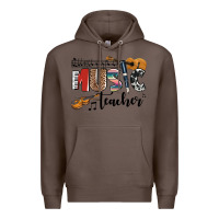 Coffee music teacher Premium Hoodie - AdoDesignShop
