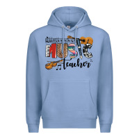 Colony Blue music teacher Premium Hoodie - AdoDesignShop