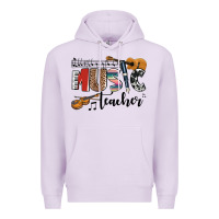 Lilac music teacher Premium Hoodie - AdoDesignShop