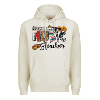 Oatmeal Heather music teacher Premium Hoodie - AdoDesignShop