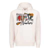 Pale Pink music teacher Premium Hoodie - AdoDesignShop