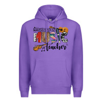 Purple music teacher Premium Hoodie - AdoDesignShop