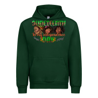 Forest Green juneteenth in my independence day Urban Hoodie - texasbilliewilder