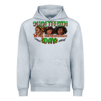 Heather Grey juneteenth in my independence day Urban Hoodie - texasbilliewilder